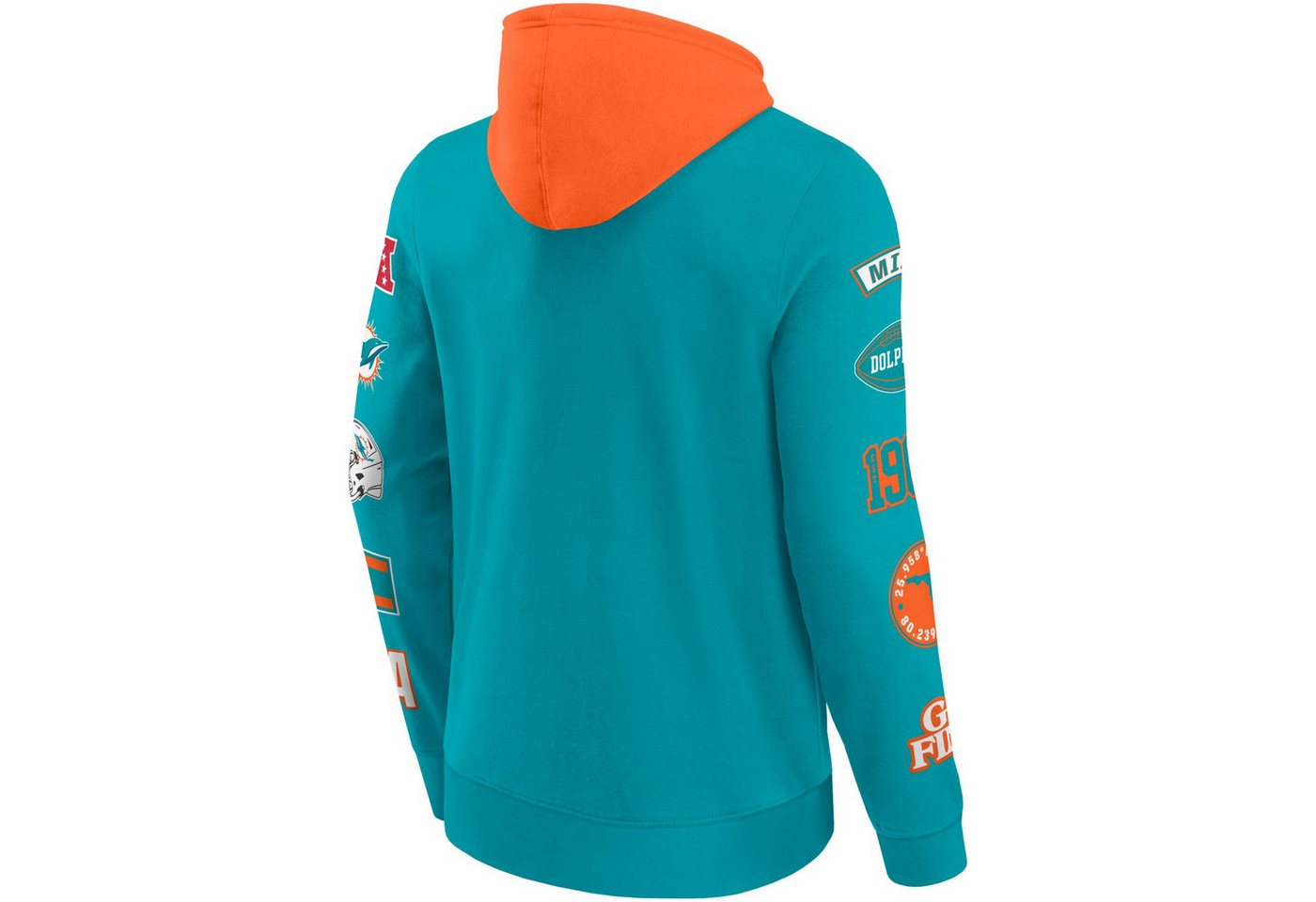 Fanatics Kapuzenpullover Miami Dolphins NFL Sleeve Prints – Bild 2 von 2