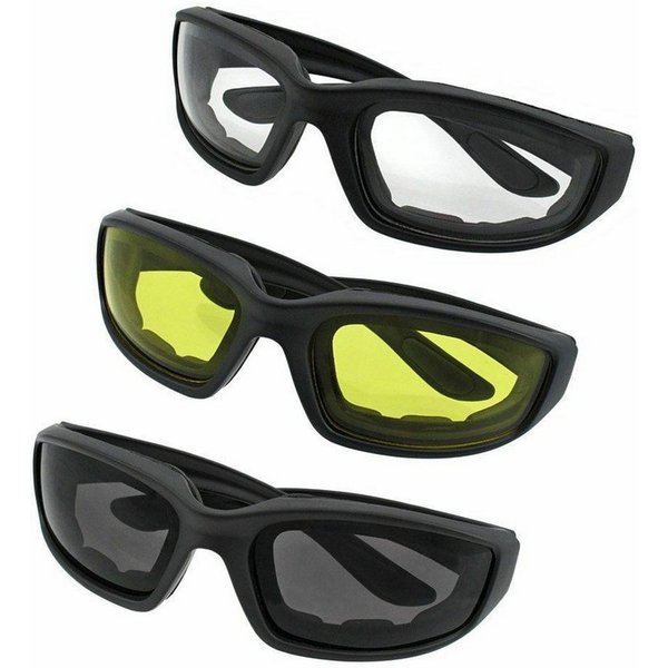 FANNOU Fahrradbrille, (3-St), Sportbrille Fahrradbrille, Windresistente Schutzbrille für den Sport