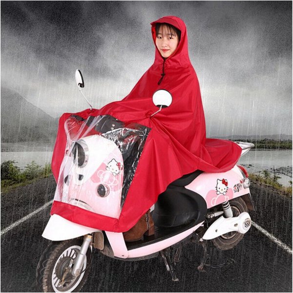 FANNOU Regenponcho Kapuzenponcho, wasserdichter Regenmantel für Elektromobile