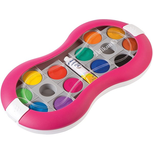Pelikan Farbkasten Pelikan Deckfarbkasten Space+, 12 Farben, pink