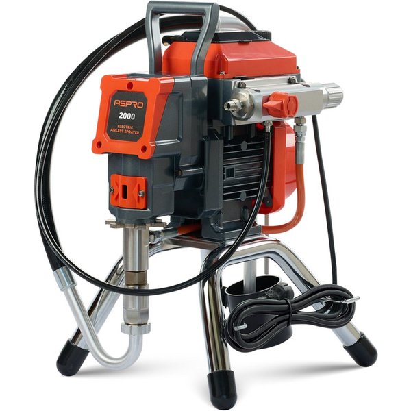 ASPRO Farbsprühgerät Aspro 2000, (Set), 2 l/min, 230 bar Maximaldruck, 1.500 W Leistung