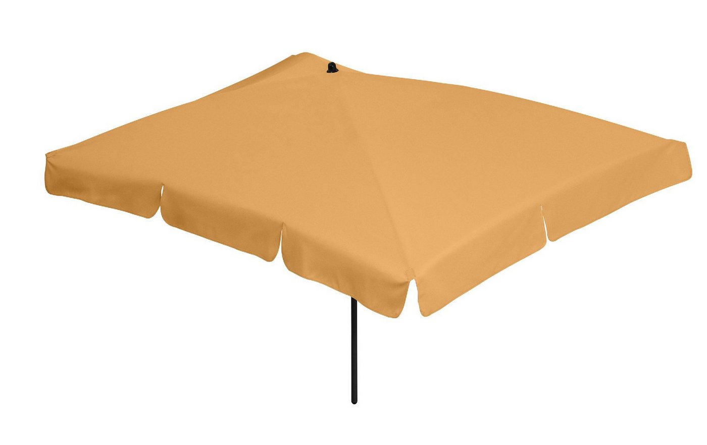 FARE Sonnenschirm R, höhenverstellbar, 200 x 122 cm, Rechteckig, UPF 50+, knickbar, Fiberglas, Volant, Tragefutteral – Bild 2 von 5