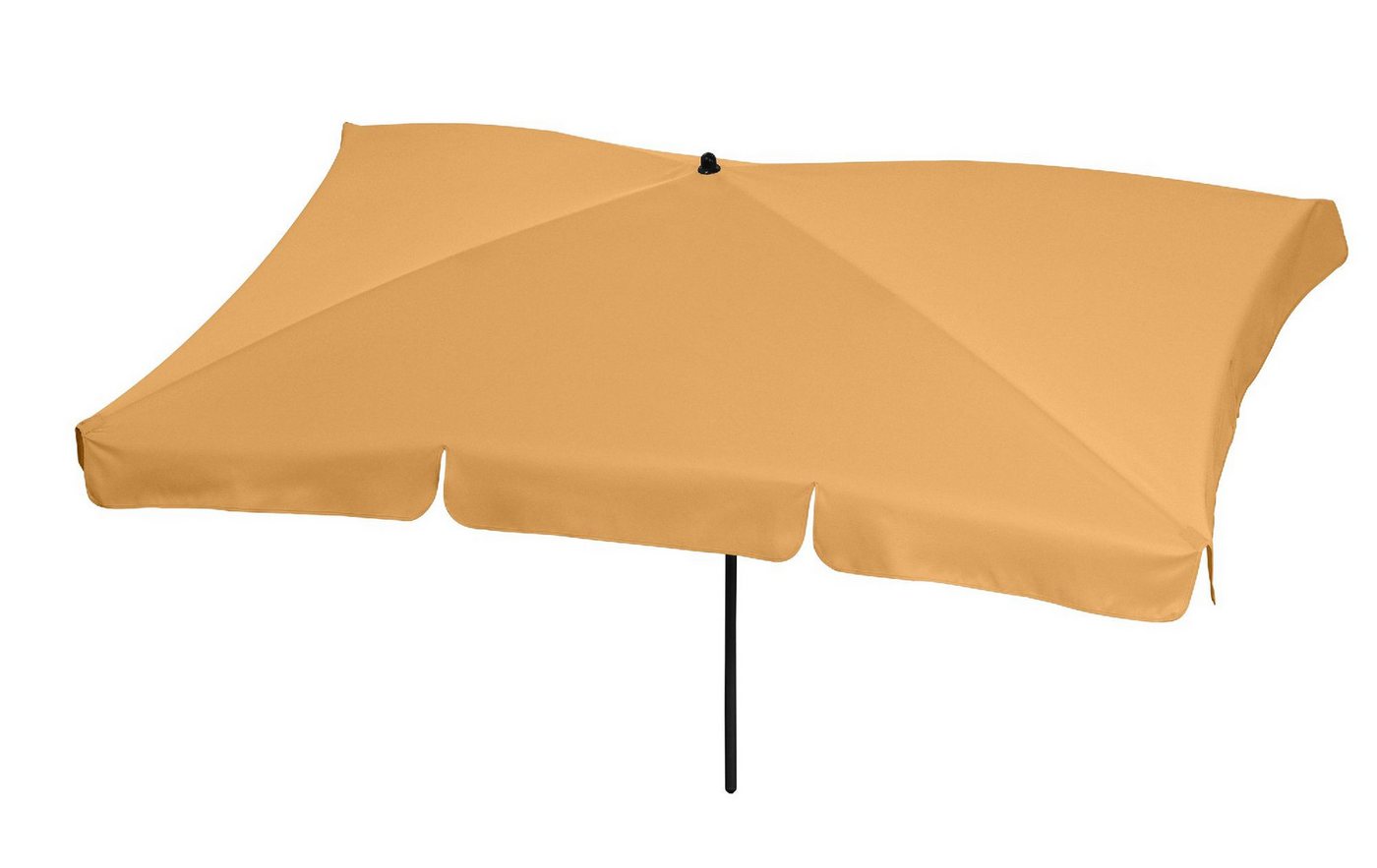 FARE Sonnenschirm R, höhenverstellbar, 200 x 122 cm, Rechteckig, UPF 50+, knickbar, Fiberglas, Volant, Tragefutteral – Bild 3 von 5