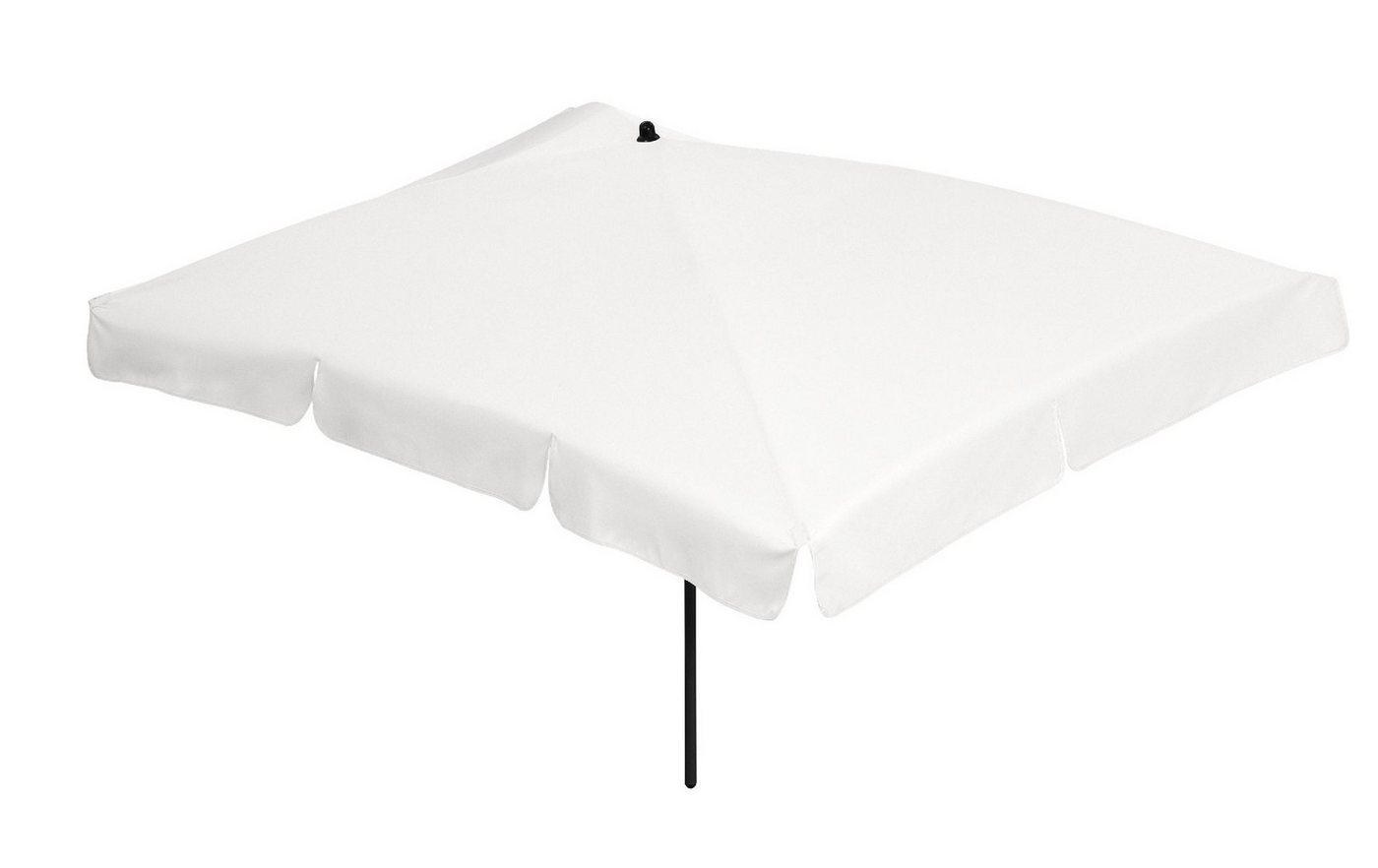FARE Sonnenschirm R, höhenverstellbar, 200 x 122 cm, Rechteckig, UPF 50+, knickbar, Fiberglas, Volant, Tragefutteral – Bild 3 von 5