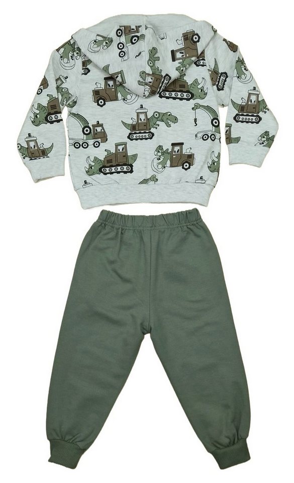 Fashion Boy Shirt, Hose & Jäckchen 3-teiliges Set mit Kapuzenjacke, Langarmshirt & Jogginghose JF2336 (Set, Kapuzenjacke, Langarmshirt & Jogginghose) – Bild 5 von 5