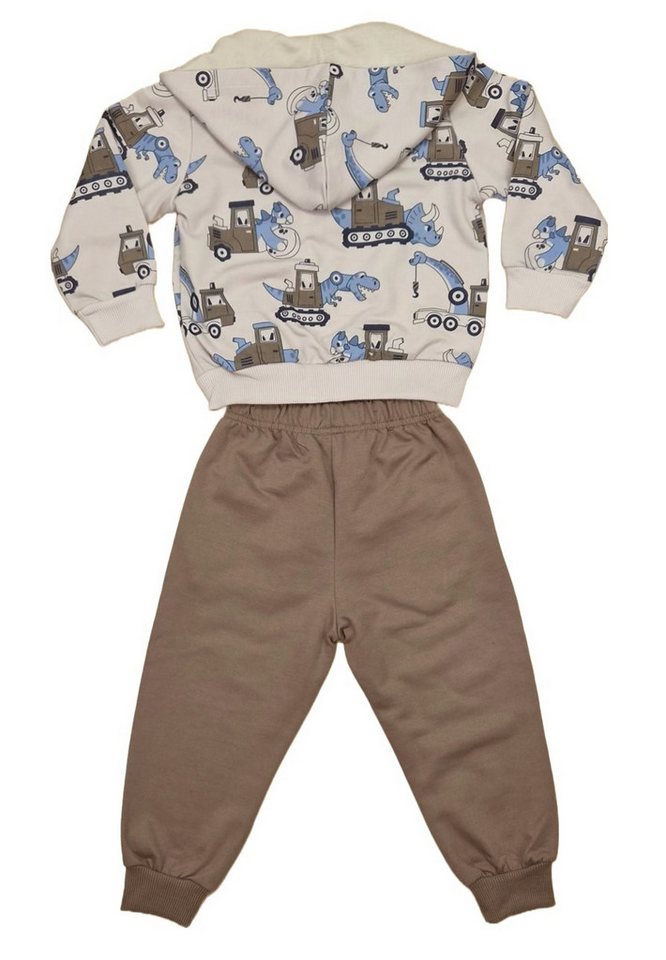 Fashion Boy Shirt, Hose & Jäckchen 3-teiliges Set mit Kapuzenjacke, Langarmshirt & Jogginghose JF2336 (Set, Kapuzenjacke, Langarmshirt & Jogginghose) – Bild 5 von 5
