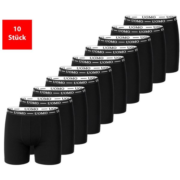 Fashionschmiede Boxershorts Herren Unterwäsche im 10er Pack Retroshorts Pants Baumwolle (Packung, 10-St., 10er-Pack)