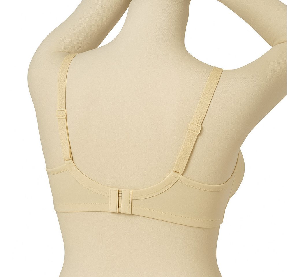 fashionshowcase Bügel-BH Soft Cups Mesh-Einsatz Zierschleife, 85–105 B/C/D, 3 Farben (1-tlg) Mesh-Einsatz, blickdicht – Bild 3 von 5