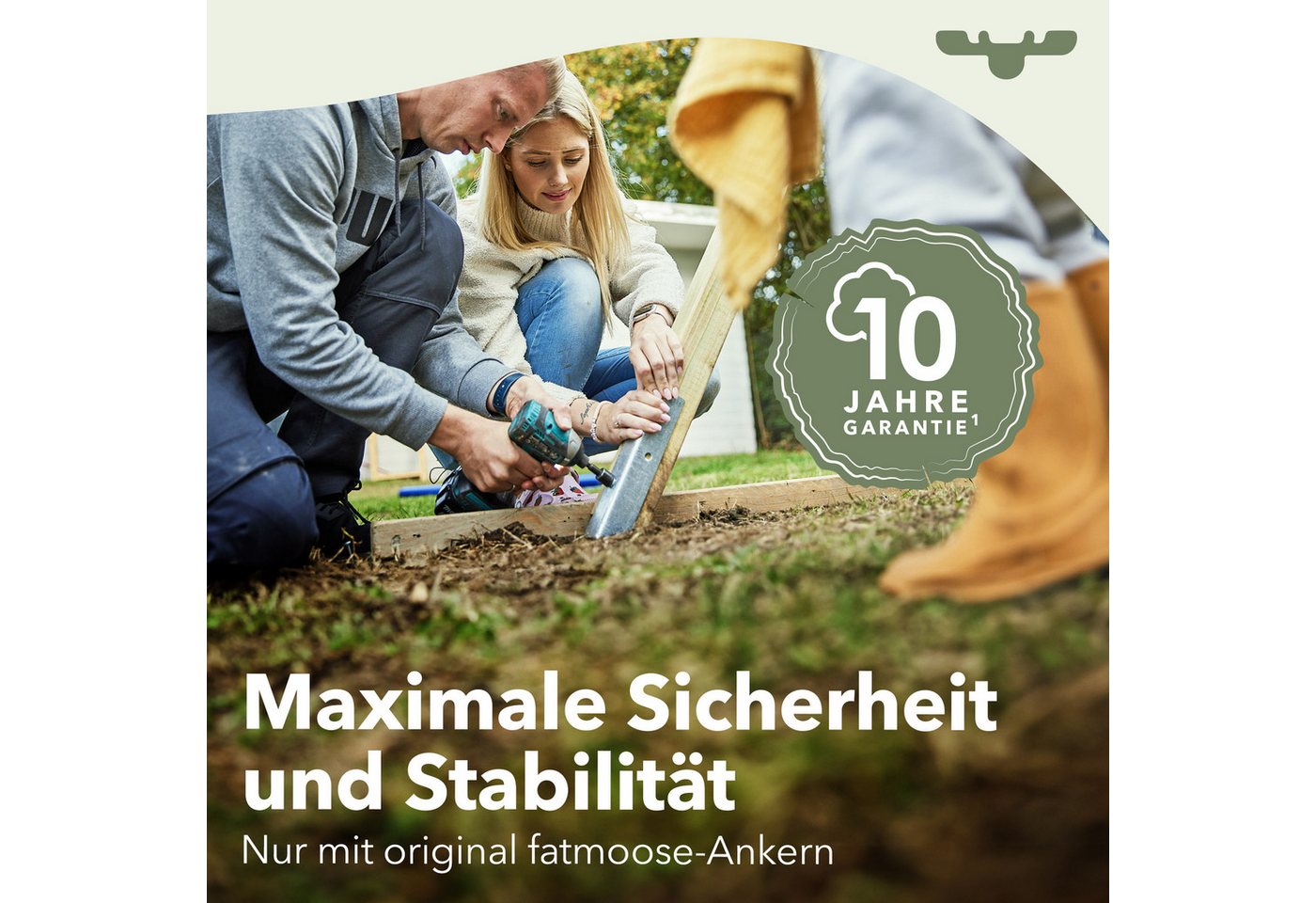 FATMOOSE Schaukelanker SolidRoot Winkelanker – Set mit 4 bis 20 feuerverzinkten Bodenankern, für Fatmoose Spieltürme und Schaukeln, einfache Montage durch direk – Bild 3 von 5