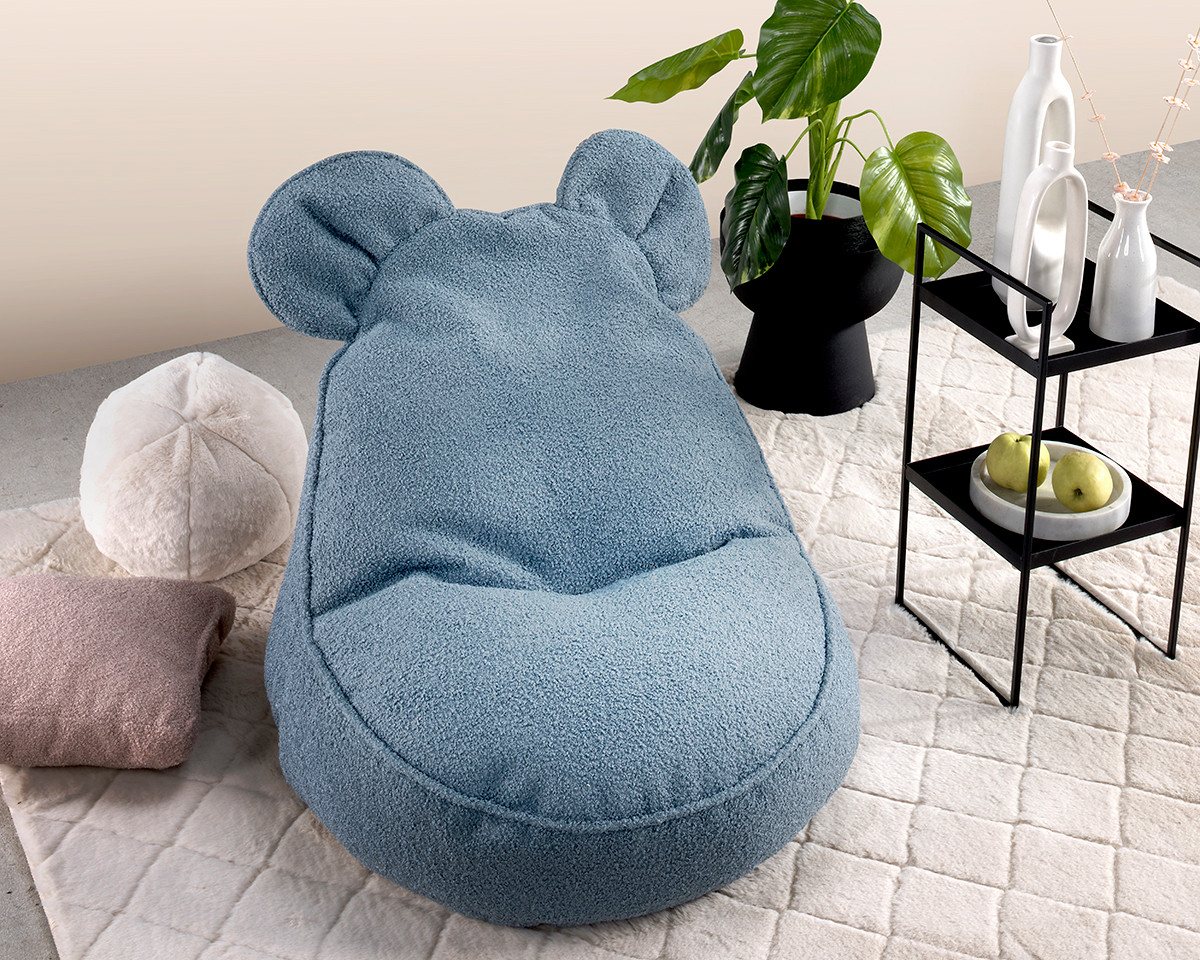 FAVRE Sitzsack KIDS Kinder Sitzsack mit Ohren – Bild 2 von 5