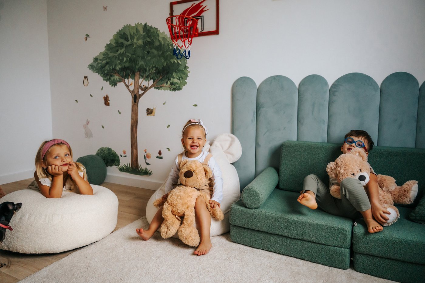 FAVRE Sitzsack KIDS Kinder Sitzsack mit Ohren – Bild 5 von 5