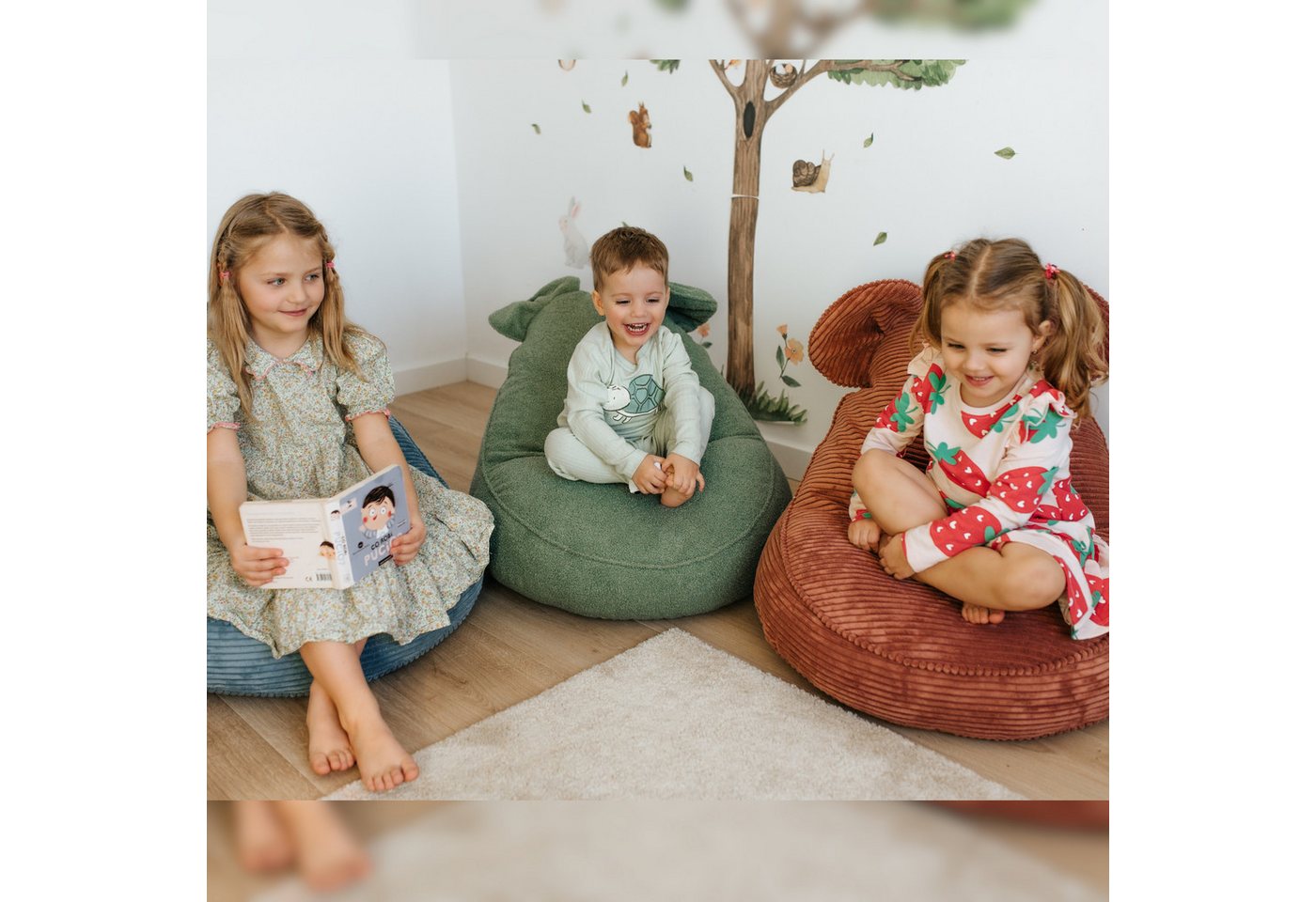 FAVRE Sitzsack Sitzsack KIDS SWEET mit Ohren – Bild 3 von 5