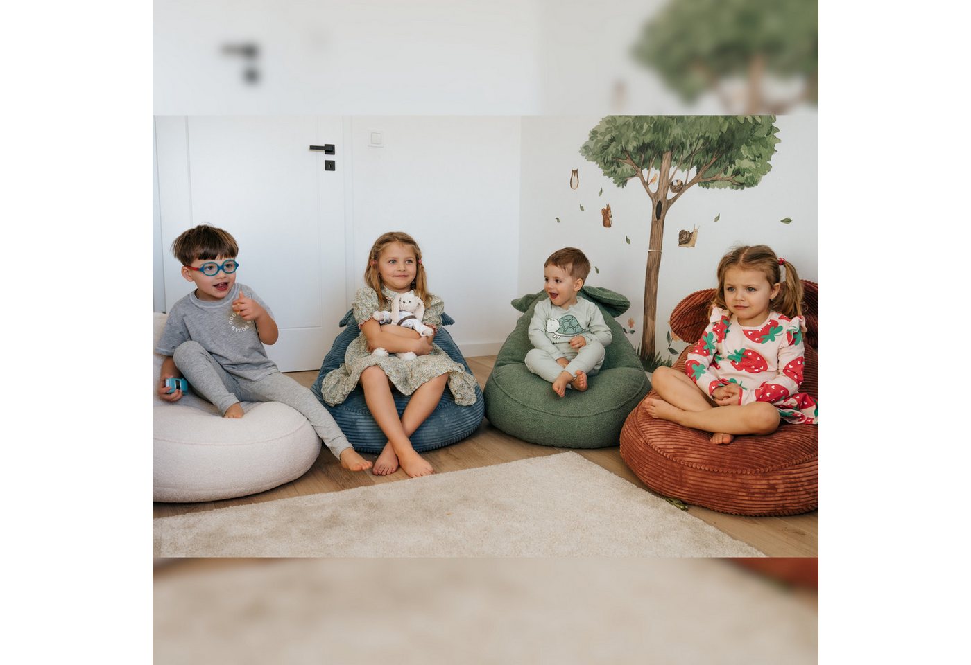 FAVRE Sitzsack Sitzsack KIDS SWEET mit Ohren – Bild 4 von 5