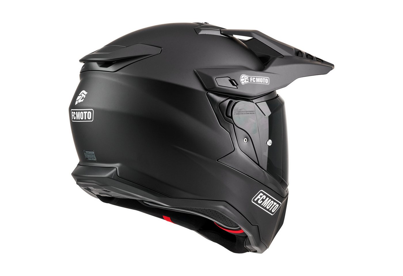 FC-Moto Motocrosshelm XP-22S Enduro Helm, Vorbereitet Für Pinlockscheibe,herausnehmbares Innenfutter,integr – Bild 5 von 5