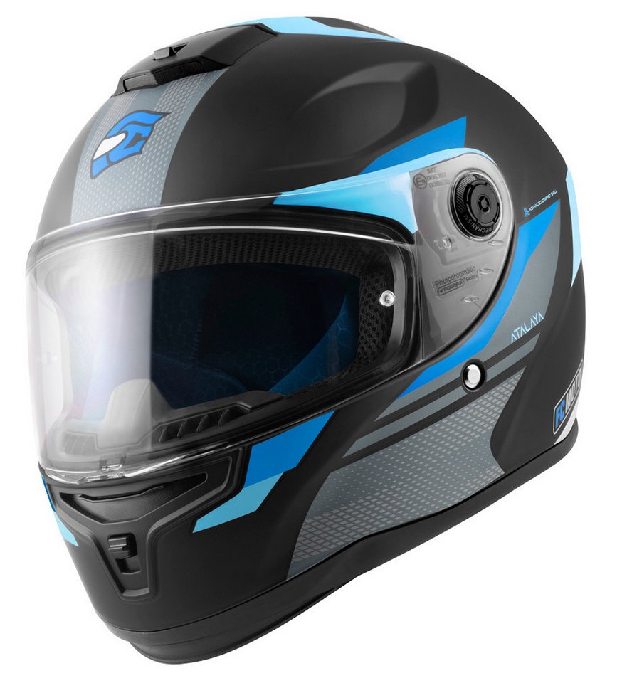 FC-Moto Motorradhelm FF114B Zeron Helm, Vorbereitet Für Pinlockscheibe,herausnehmbares Innenfutter – Bild 2 von 5
