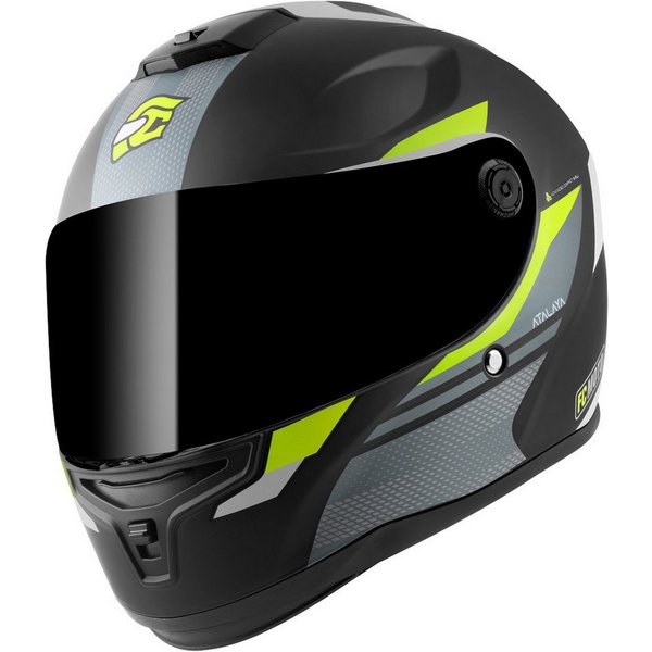 FC-Moto Motorradhelm FF114B Zeron Helm, Vorbereitet Für Pinlockscheibe,herausnehmbares Innenfutter