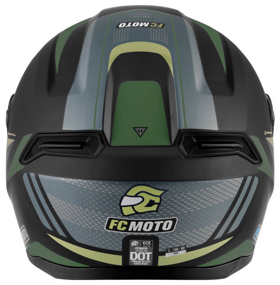 FC-Moto Motorradhelm FF114B Zeron Helm, Vorbereitet Für Pinlockscheibe,herausnehmbares Innenfutter – Bild 4 von 5