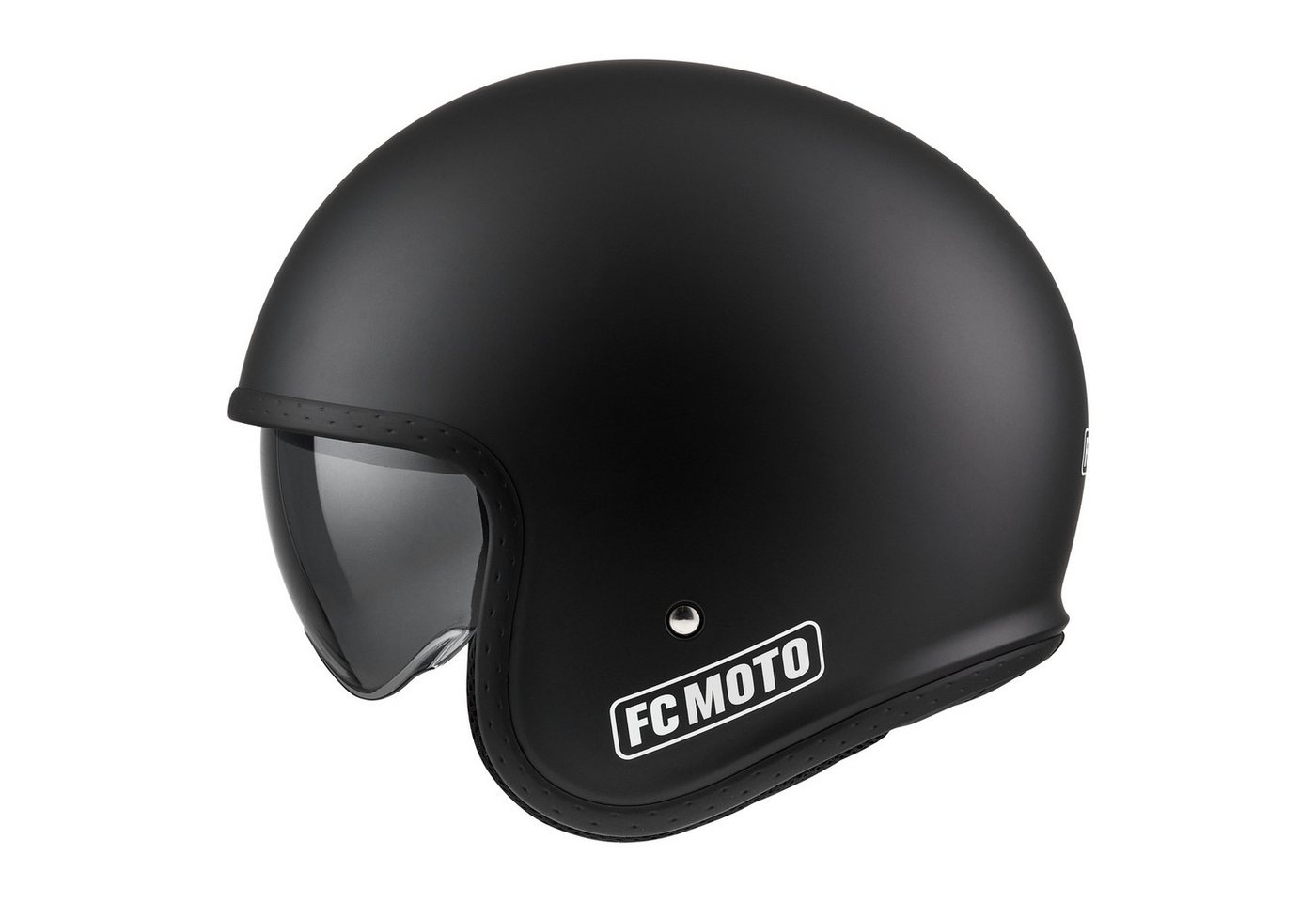 FC-Moto Motorradhelm G-295 Jethelm, Herausnehmbares Innenfutter,integriertes Sonnenvisier – Bild 3 von 5