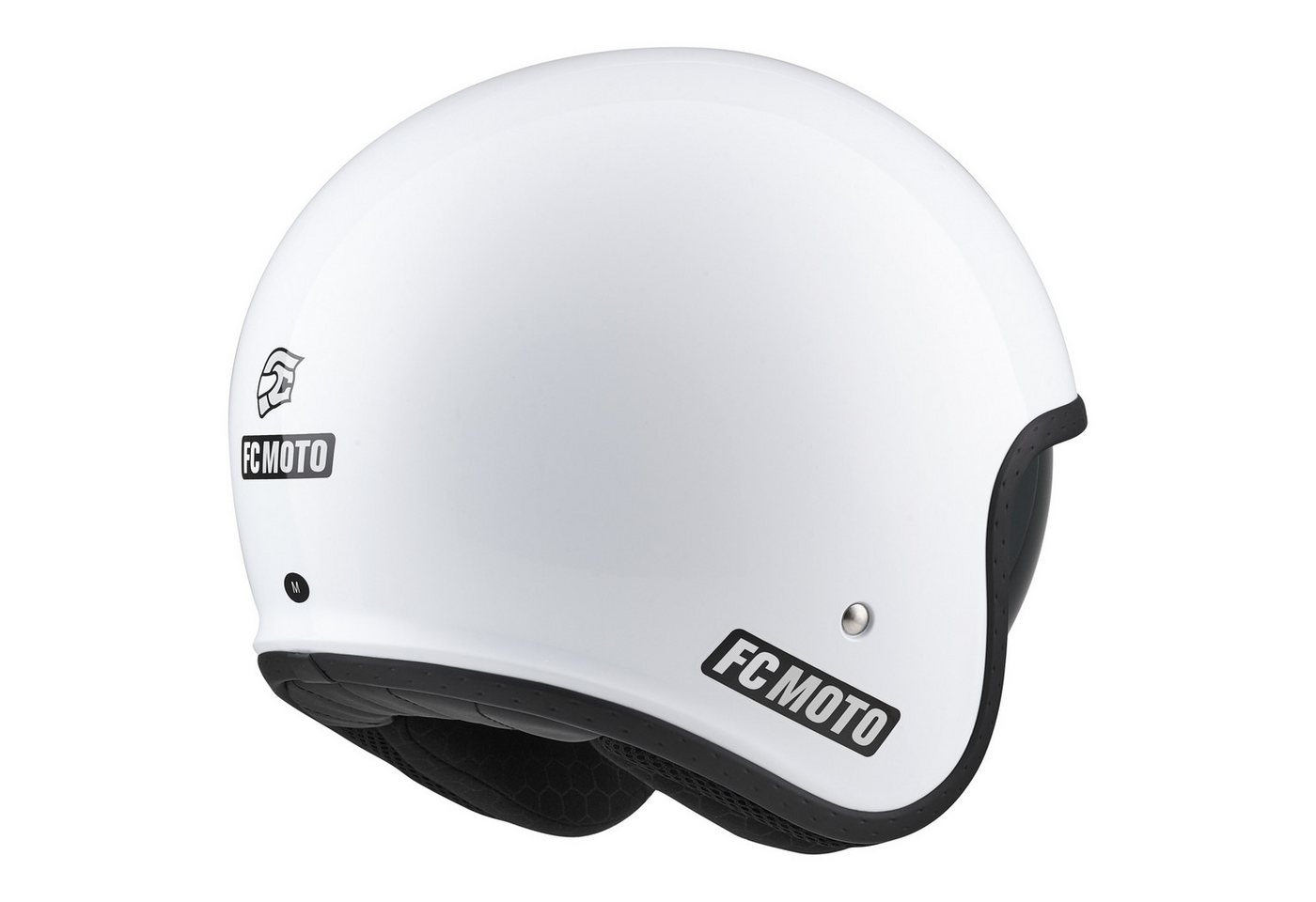 FC-Moto Motorradhelm G-295 Jethelm, Herausnehmbares Innenfutter,integriertes Sonnenvisier – Bild 2 von 5
