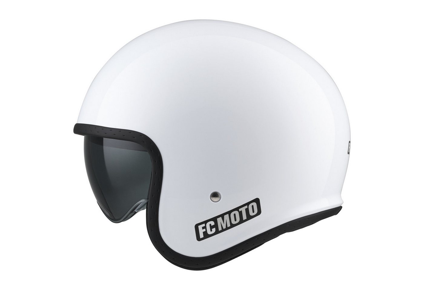 FC-Moto Motorradhelm G-295 Jethelm, Herausnehmbares Innenfutter,integriertes Sonnenvisier – Bild 3 von 5