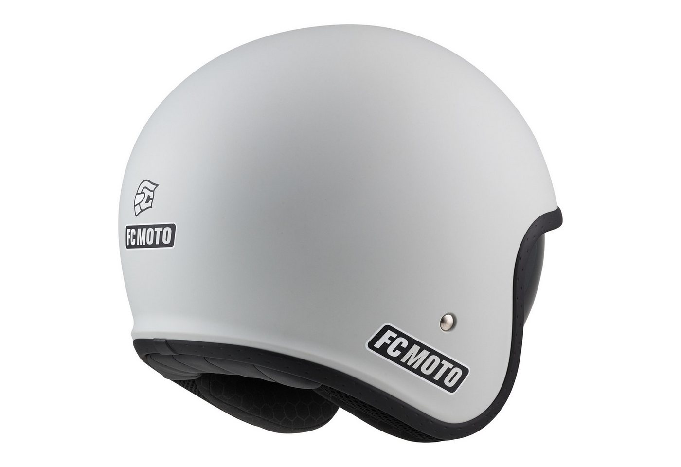 FC-Moto Motorradhelm G-295 Jethelm, Herausnehmbares Innenfutter,integriertes Sonnenvisier – Bild 2 von 5
