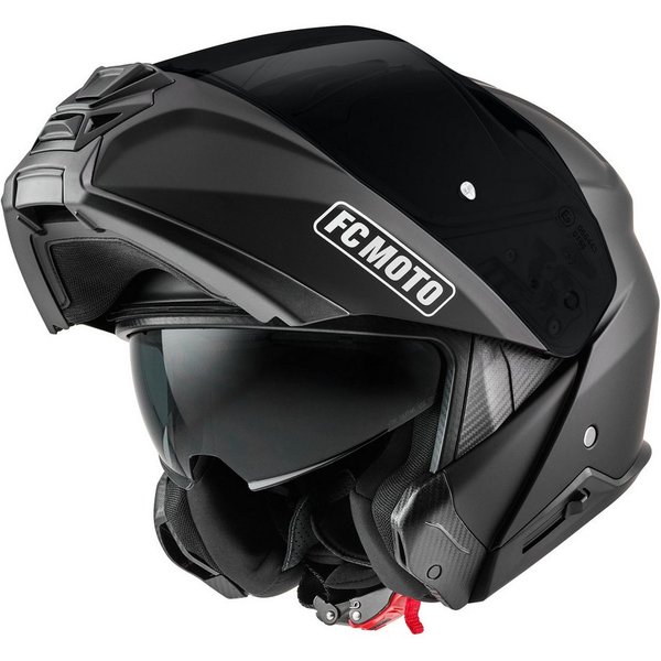 FC-Moto Motorradhelm G-362S Klapphelm, Vorbereitet Für Pinlockscheibe,herausnehmbares Innenfutter,integr