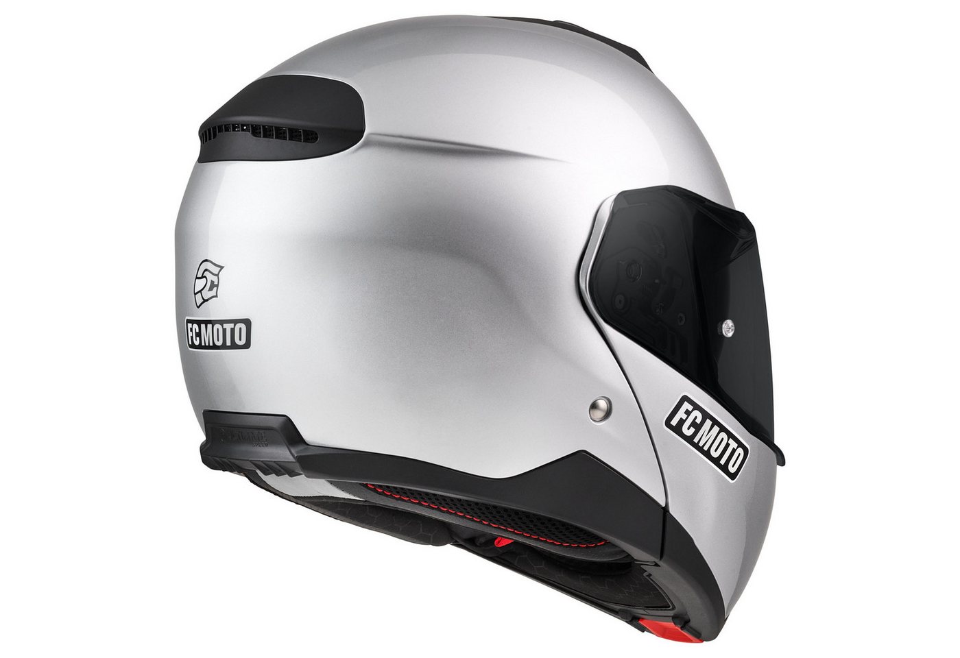 FC-Moto Motorradhelm G-376 Klapphelm, Herausnehmbares Innenfutter,integriertes Sonnenvisier – Bild 3 von 5