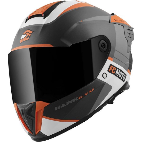 FC-Moto Motorradhelm Hawk EVO-X Helm, Vorbereitet Für Kommunikationssystem,herausnehmbares Innenfutter