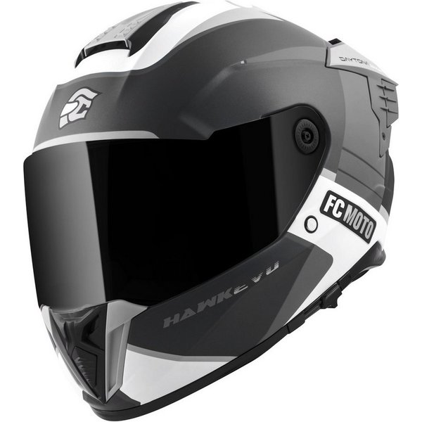FC-Moto Motorradhelm Hawk EVO-X Helm, Vorbereitet Für Kommunikationssystem,herausnehmbares Innenfutter