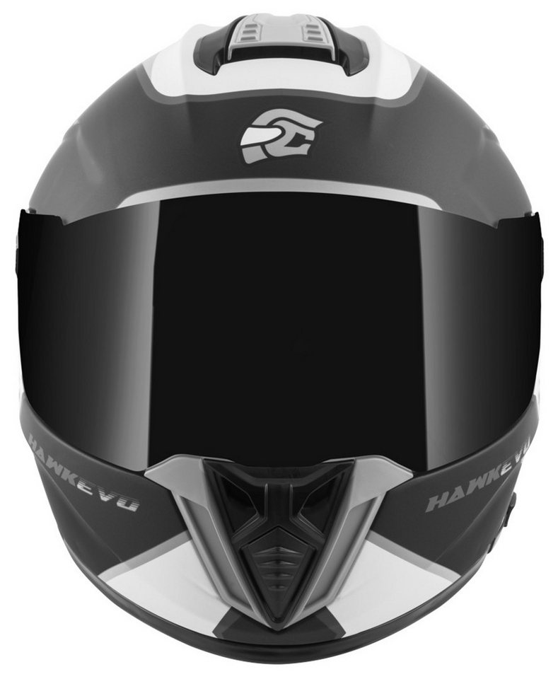 FC-Moto Motorradhelm Hawk EVO-X Helm, Vorbereitet Für Kommunikationssystem,herausnehmbares Innenfutter – Bild 4 von 5
