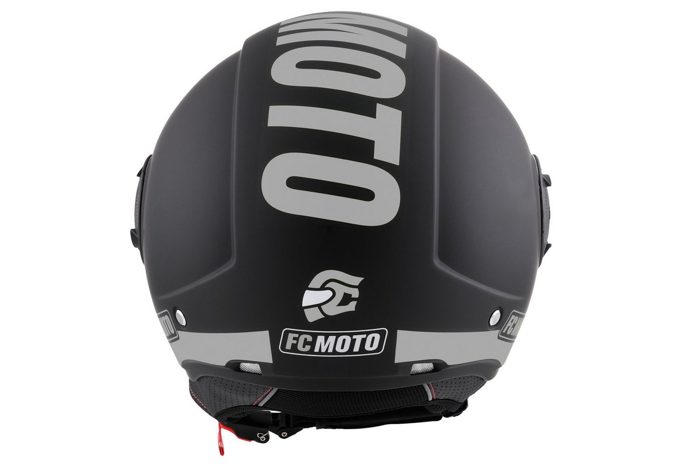 FC-Moto Motorradhelm Ralgo Jethelm, Herausnehmbares Innenfutter,integriertes Sonnenvisier – Bild 5 von 5