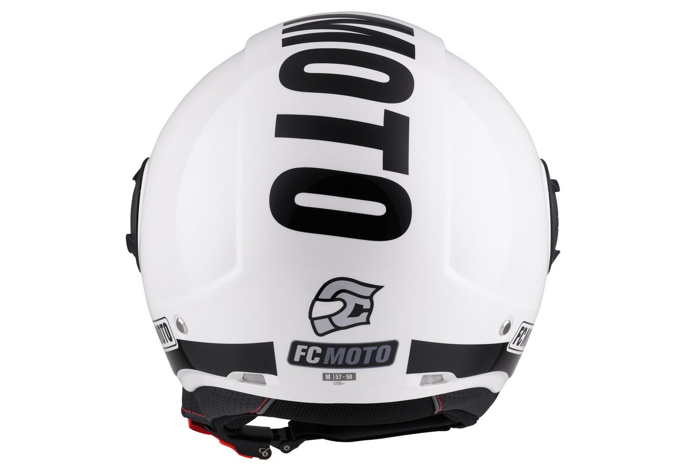 FC-Moto Motorradhelm Ralgo Jethelm, Herausnehmbares Innenfutter,integriertes Sonnenvisier – Bild 4 von 5