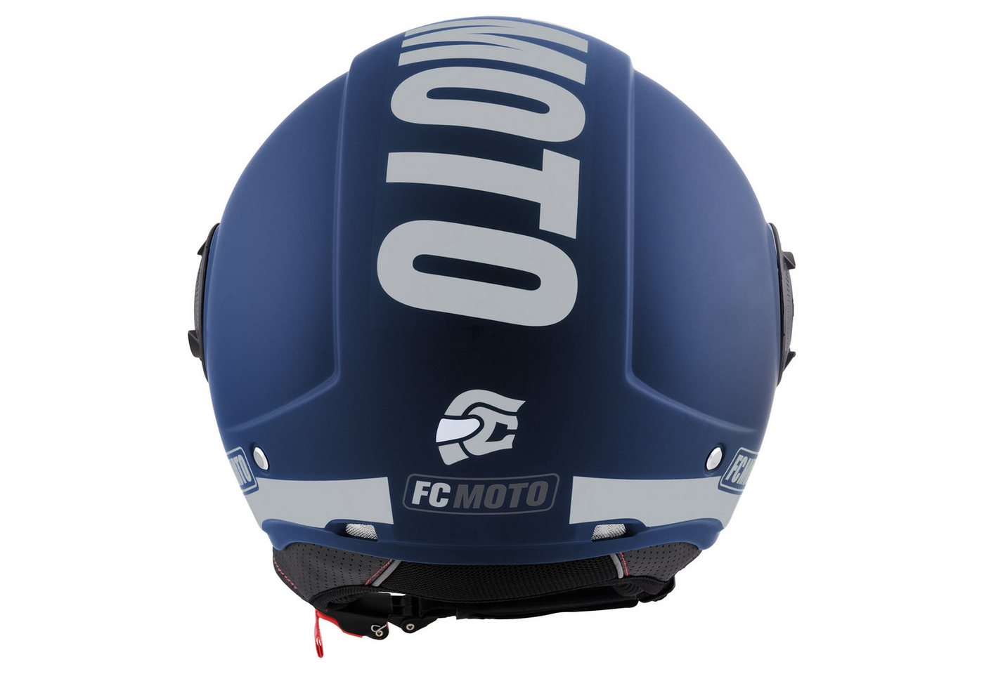 FC-Moto Motorradhelm Ralgo Jethelm, Herausnehmbares Innenfutter,integriertes Sonnenvisier – Bild 5 von 5