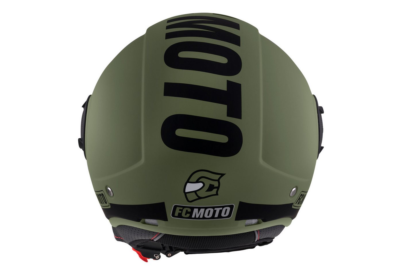 FC-Moto Motorradhelm Ralgo Jethelm, Herausnehmbares Innenfutter,integriertes Sonnenvisier – Bild 4 von 5