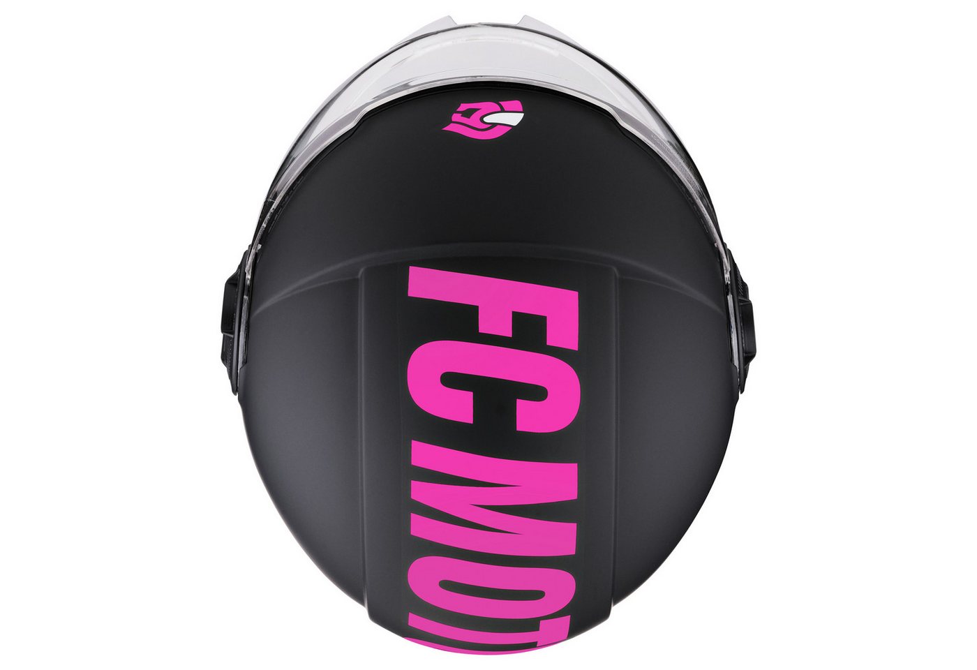 FC-Moto Motorradhelm Ralgo Jethelm, Herausnehmbares Innenfutter,integriertes Sonnenvisier – Bild 4 von 5