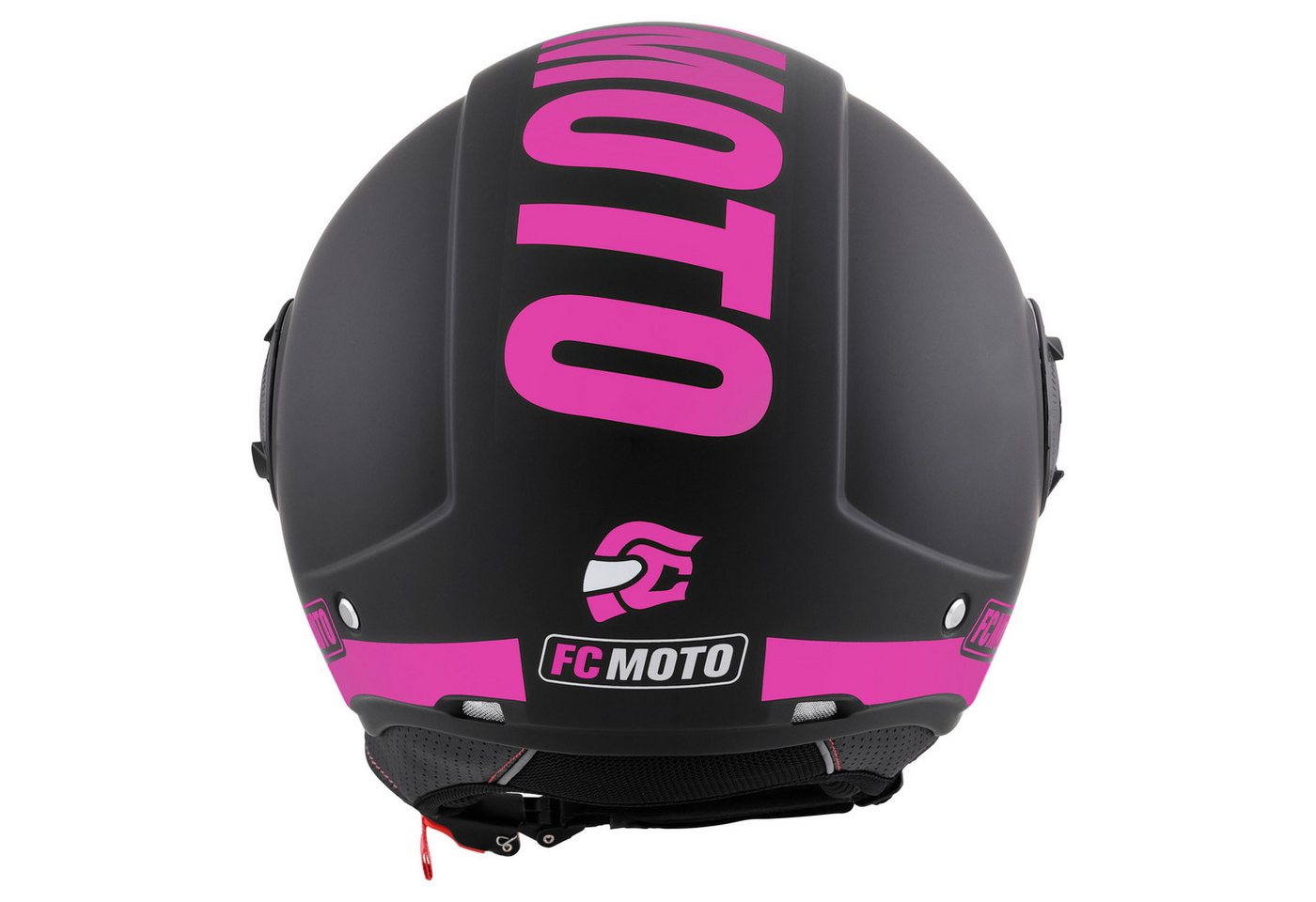 FC-Moto Motorradhelm Ralgo Jethelm, Herausnehmbares Innenfutter,integriertes Sonnenvisier – Bild 5 von 5