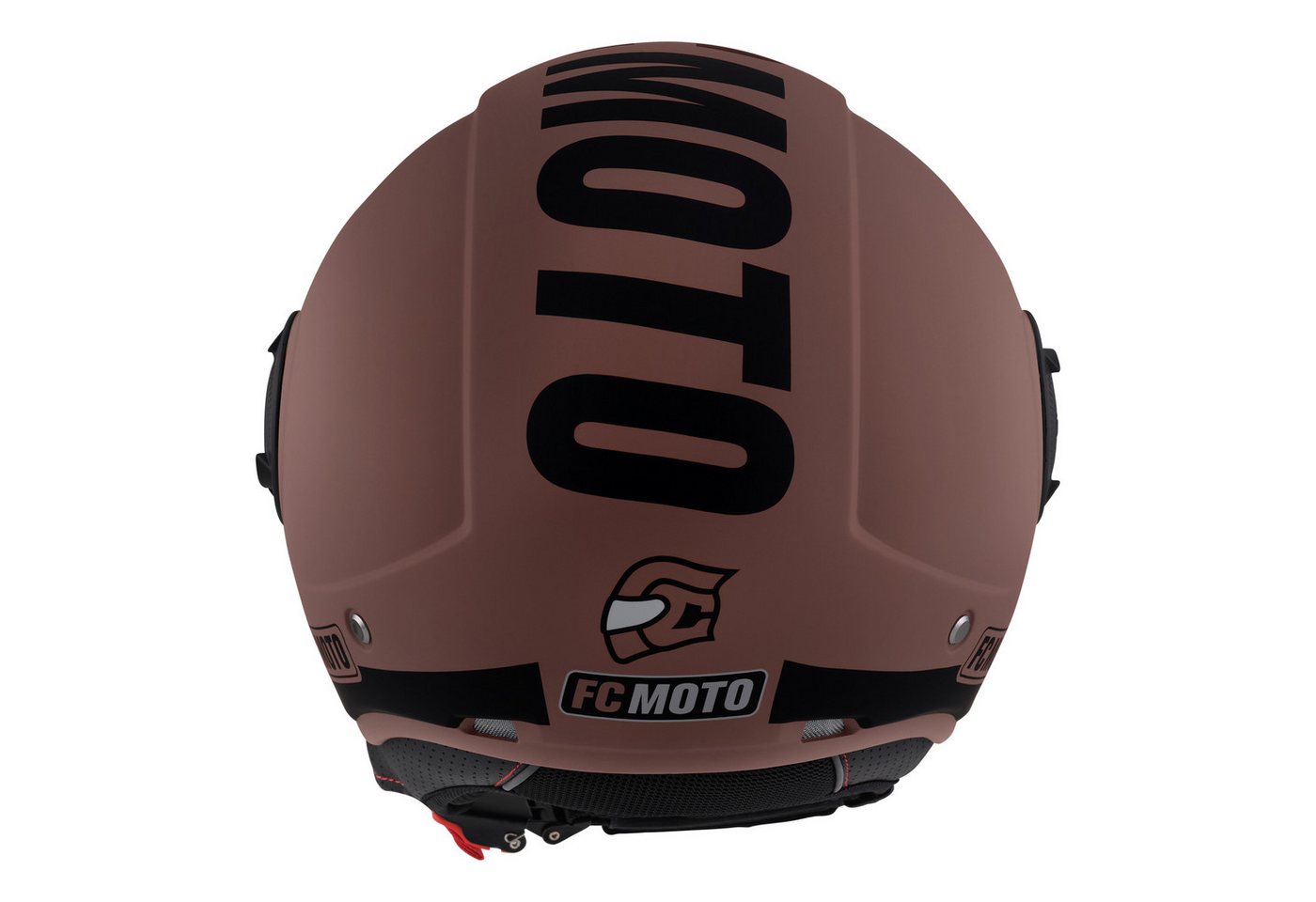 FC-Moto Motorradhelm Ralgo Jethelm, Herausnehmbares Innenfutter,integriertes Sonnenvisier – Bild 4 von 5
