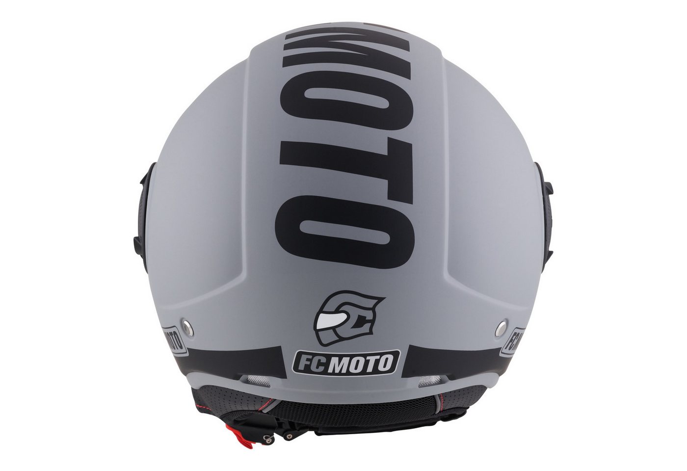 FC-Moto Motorradhelm Ralgo Jethelm, Herausnehmbares Innenfutter,integriertes Sonnenvisier – Bild 4 von 5
