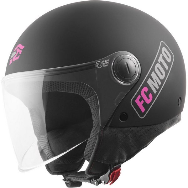 FC-Moto Motorradhelm Square-RS Jethelm, Herausnehmbares Innenfutter