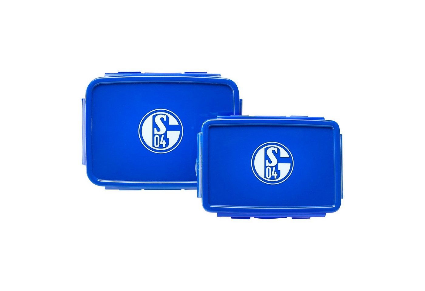 FC Schalke 04 Lunchbox Brotdose 2er-Set, PP Kunststoff, (4-tlg) – Bild 2 von 2