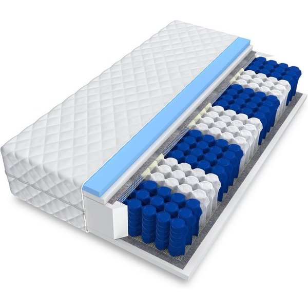 Taschenfederkernmatratze JUPITER 90x200, 140x200, 160x200, 180x200 cm & weitere Größen, FDM, 18 cm hoch, (komfortable Matratze, waschbarer Bezug), Wendematratze