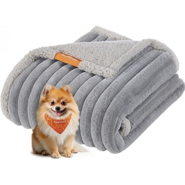 FEANDREA Tierdecke Hundedecke, wasserdichte Decke, beidseitig verwendbar, Hundesofa, S, 73 x 63 cm, für Minihunde