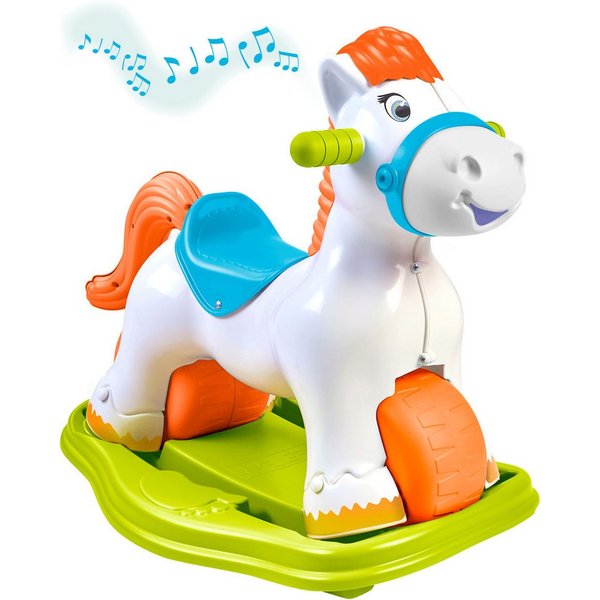 Feber® Schaukelpferd Ponyferber 2in1, mit Licht- und Soundeffekt, Made in Europe