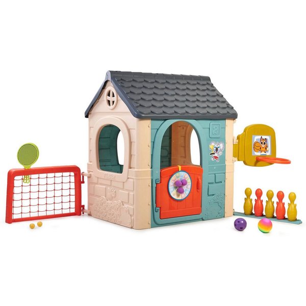 Feber® Spielhaus Casual Activity 6 in 1, Made in Europe