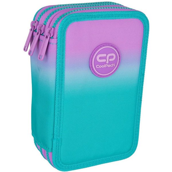 CoolPack Federmäppchen COOLPACK - JUMPER 3 - Dreifach-Federmäppchen mit Zubehör - GRADIENT BL