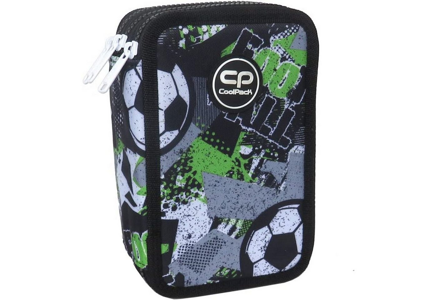 CoolPack Federmäppchen COOLPACK - JUMPER 3 - Dreifach-Federmäppchen mit Zubehör - LET`S GOAL – Bild 2 von 5