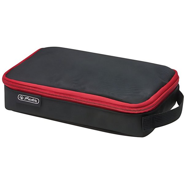 Herlitz Federmäppchen Herlitz Faulenzer 2 Go schwarz/rot