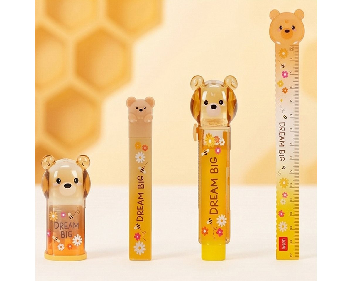 Legami Federmäppchen Legami 5er-Set Dream Big: Mäppchen, Spitzer, Schere, Radierer, Lineal, (5-tlg) – Bild 5 von 5