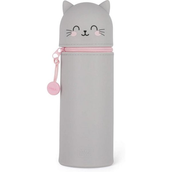 Legami Federmäppchen LEGAMI Federmäppchen und Stiftehalter 2-IN-1 Motiv KITTY Kätzchen