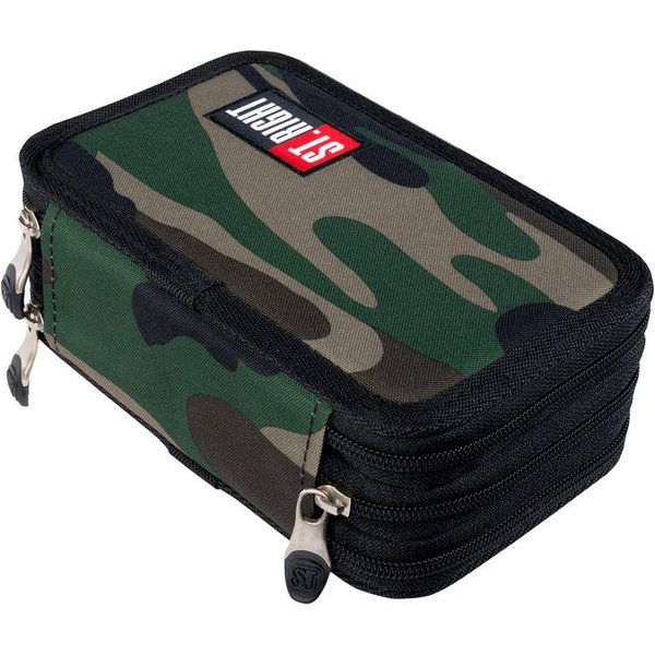 St.Right Federmäppchen St. Right XXL Federtasche Federmappe Federmäppchen 46-teilig gefüllt